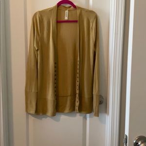 Mustard gold cardigan